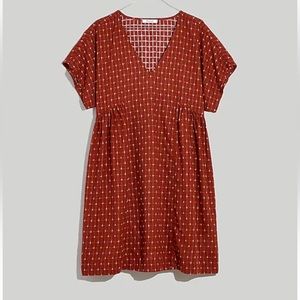 Madewell Jacquard Dolman-Sleeve Mini Dress, Size XS